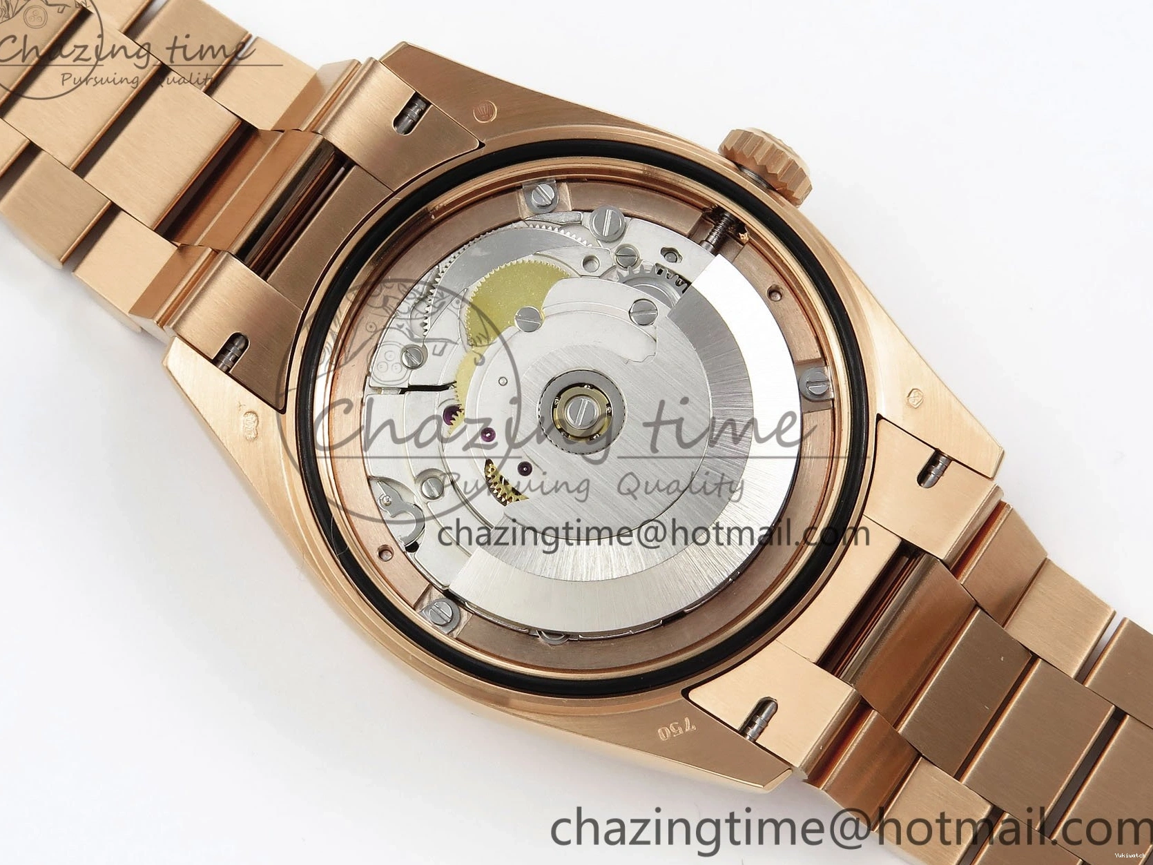 Day 1:1 Tiffany RAF Stone Edition on Best RG Blue RG Date A2836 Dial Bracelet Roman 36 0523